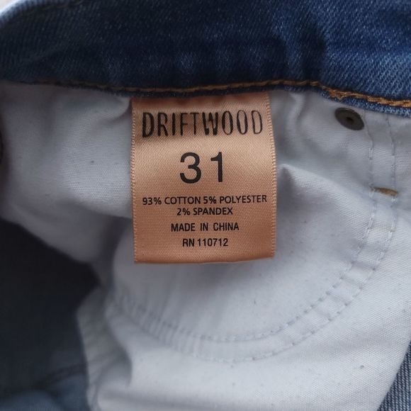DRIFTWOOD Blue Cropped Jeans with Embellished Cuffs - Picture 14 of 16